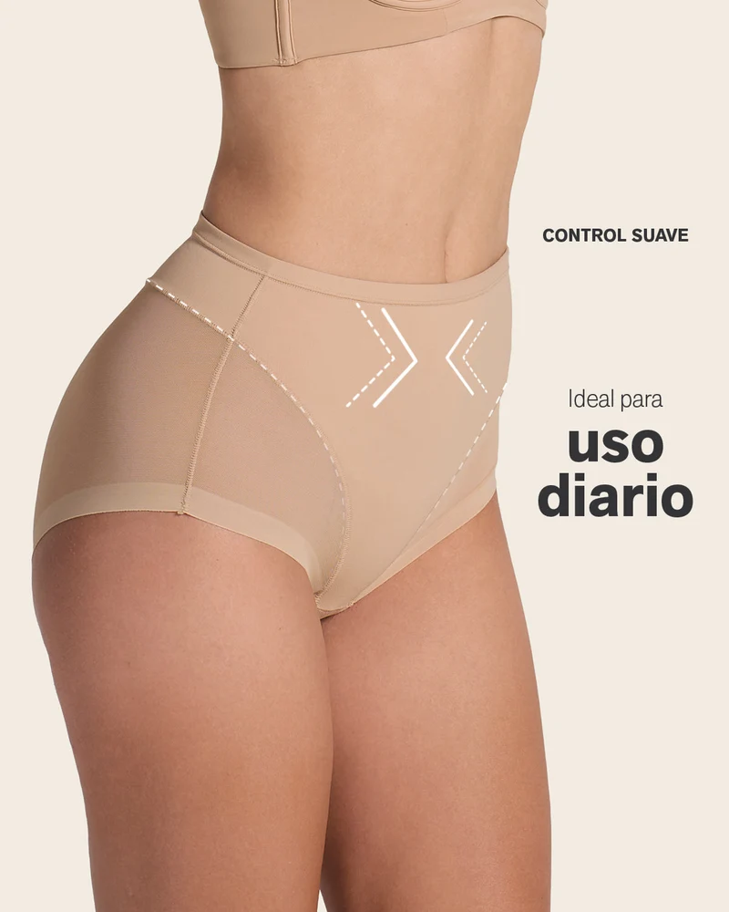 Culotte classique invisible avec tulle