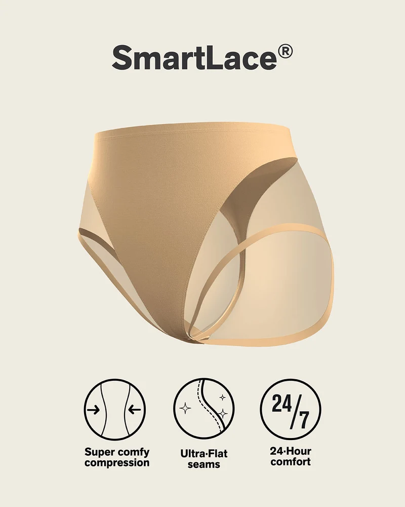 Culotte classique invisible avec tulle