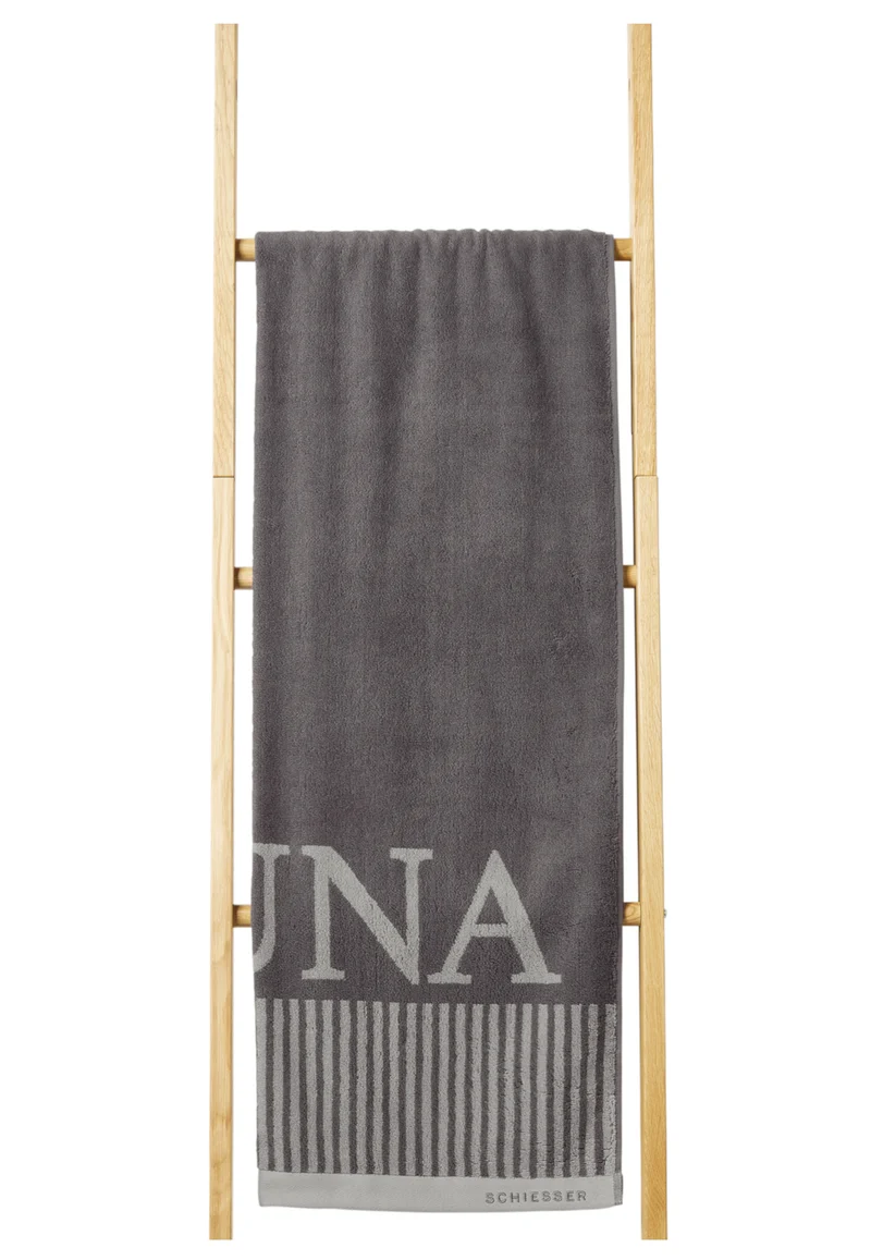 Saunatuch 75x200 cm Anthrazit - SCHIESSER Home