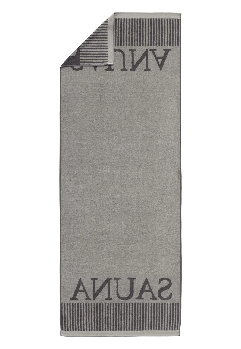 Saunatuch 75x200 cm Anthrazit - SCHIESSER Home