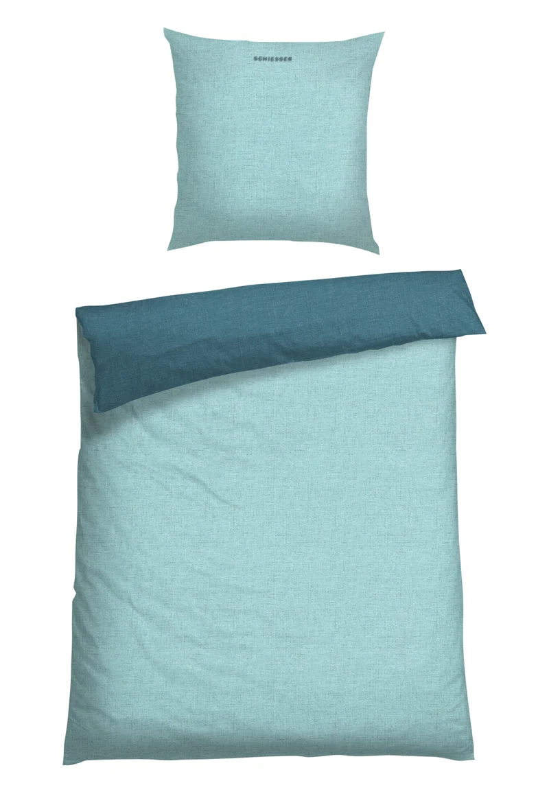 Bettwäscheset 2-teilig Blau- SCHIESSER Home