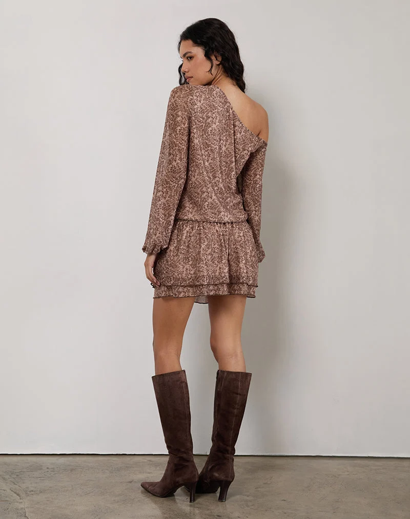 Robe Papinka en maille Vintage Paisley rose