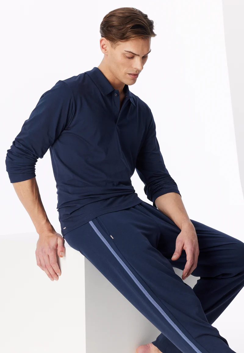 Poloshirt Blau - Mix+Relax