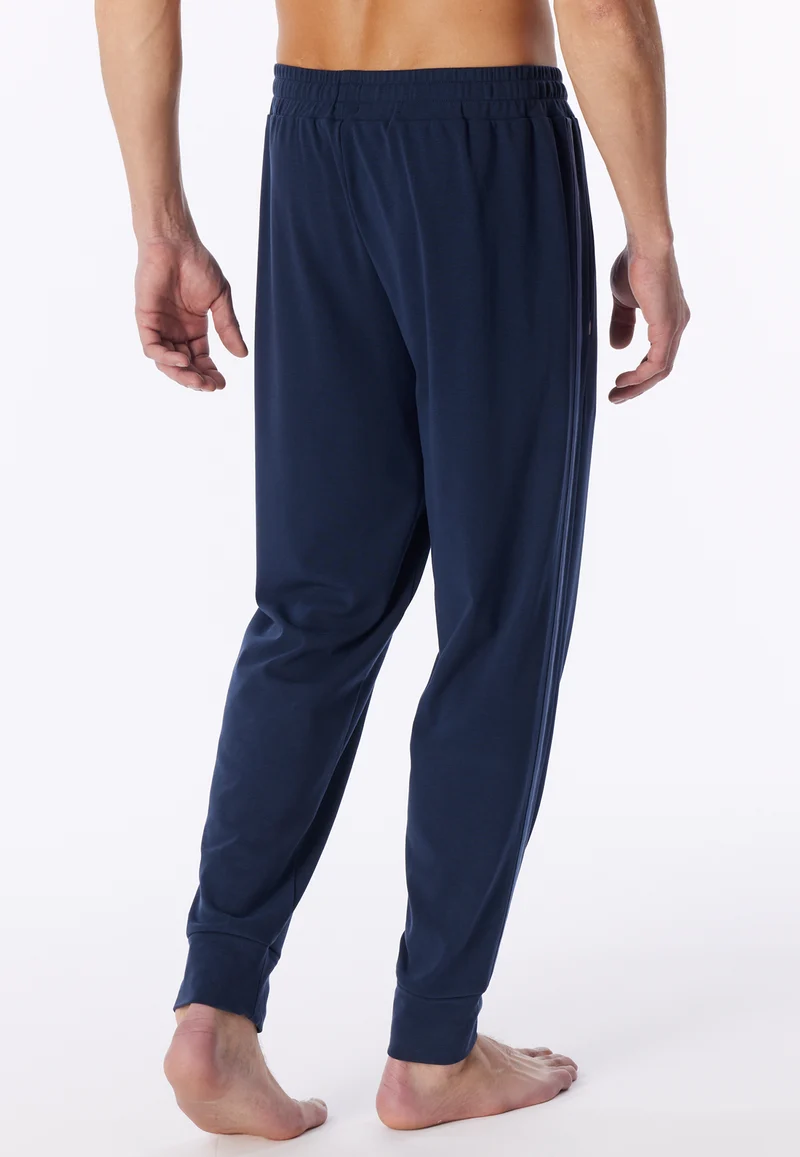 Hose mit Bündchen Blau - Mix+Relax