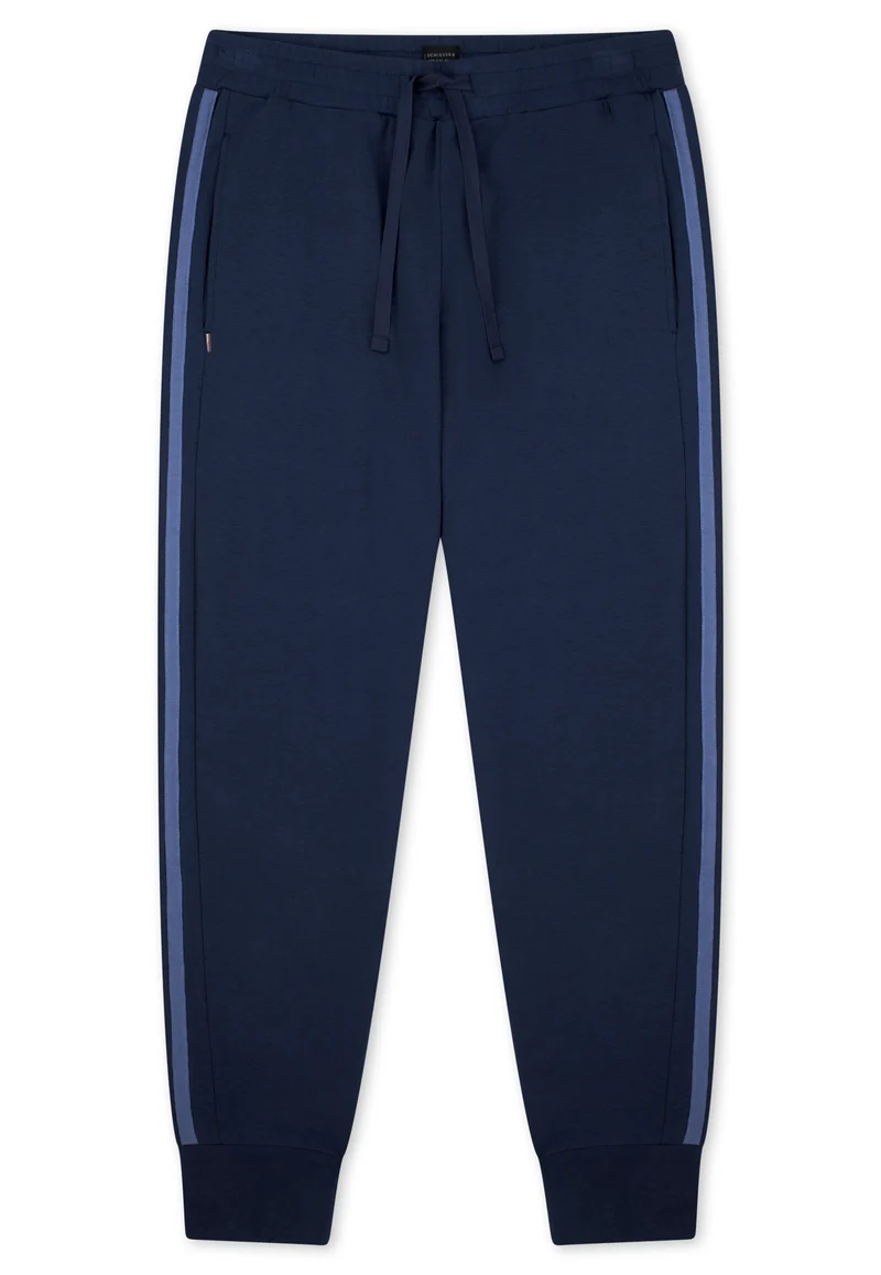 Hose mit Bündchen Blau - Mix+Relax