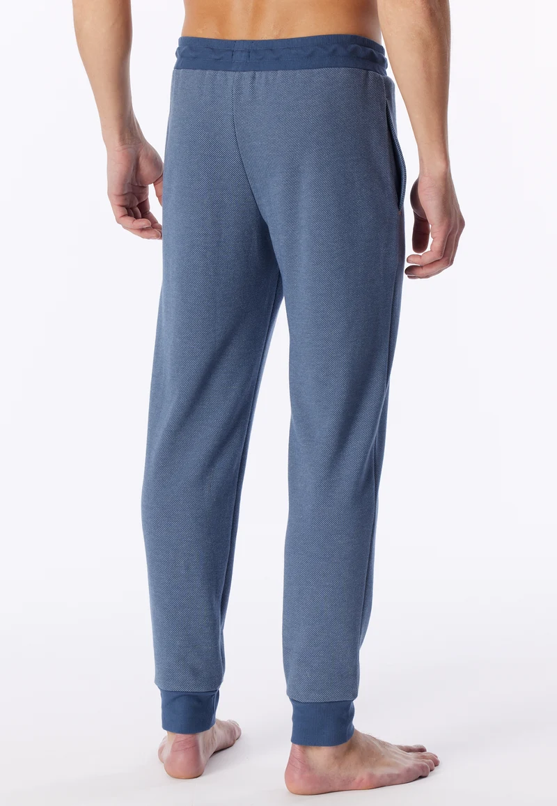 Hose mit Bündchen Blau - Mix+Relax