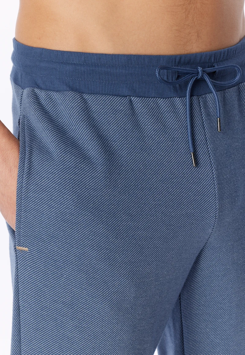Hose mit Bündchen Blau - Mix+Relax