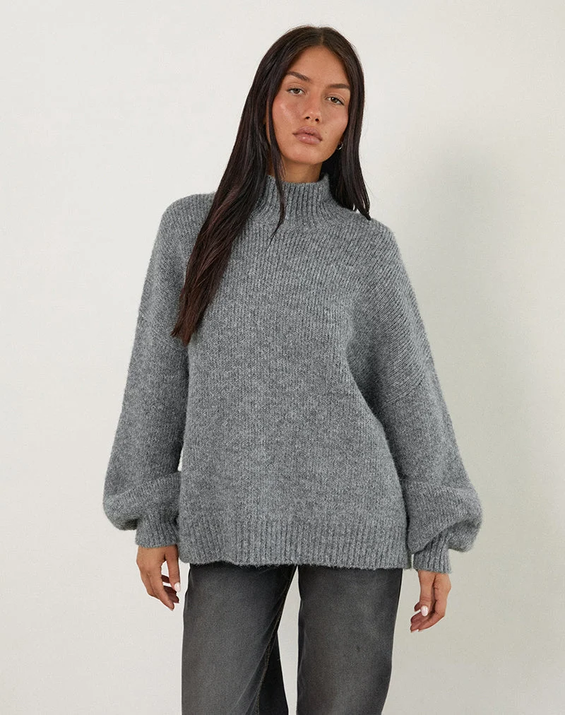 Pull oversize Amato en gris