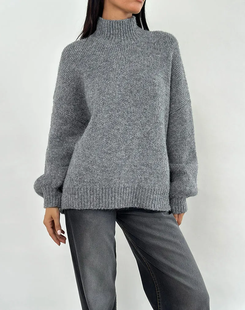 Pull oversize Amato en gris