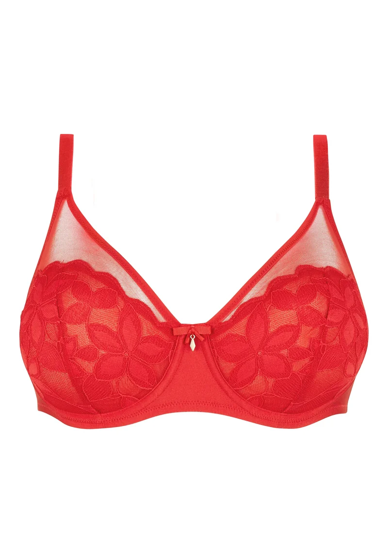 Soutien-gorge emboîtant Salomé Rouge Flamboyant