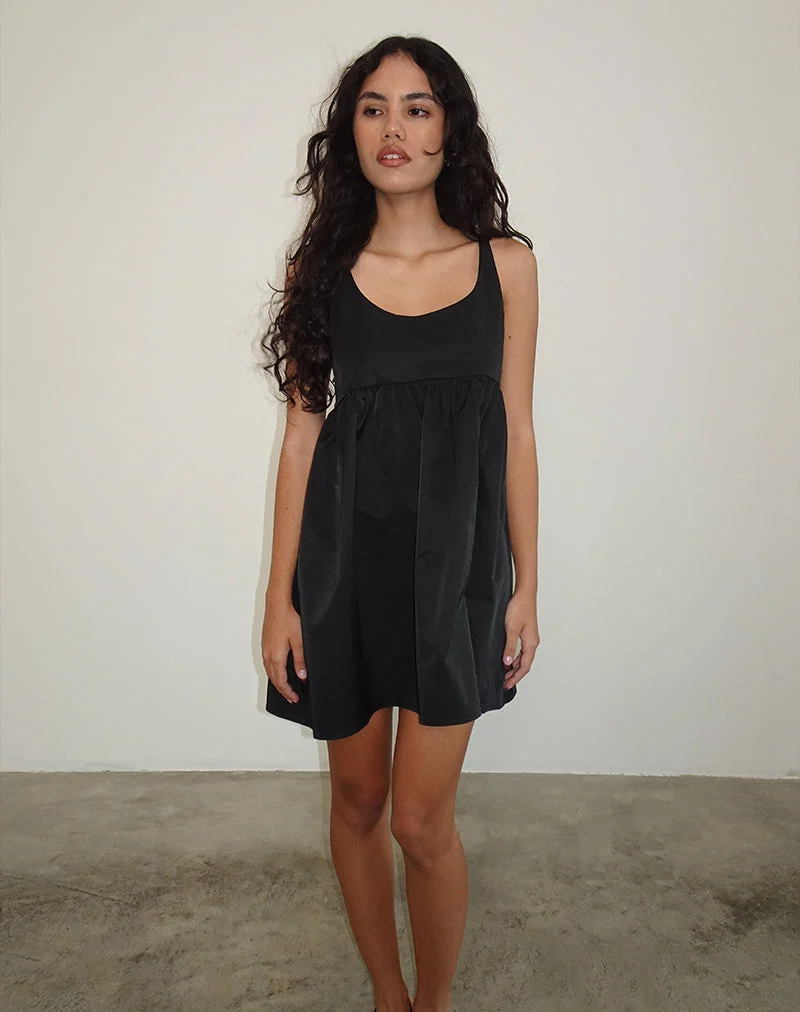 Mini robe Marona en noir
