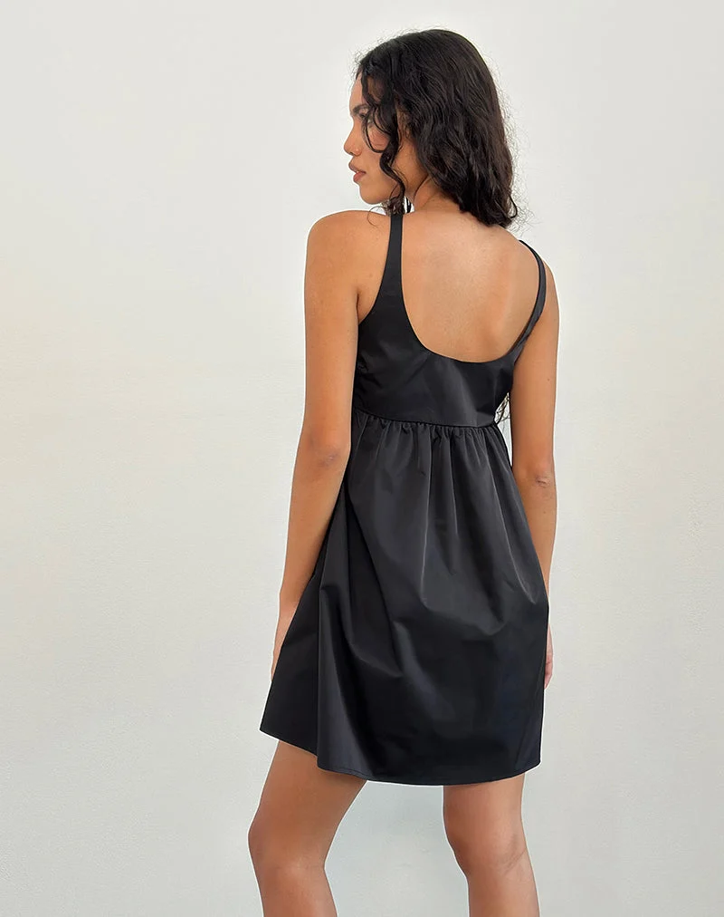 Mini robe Marona en noir