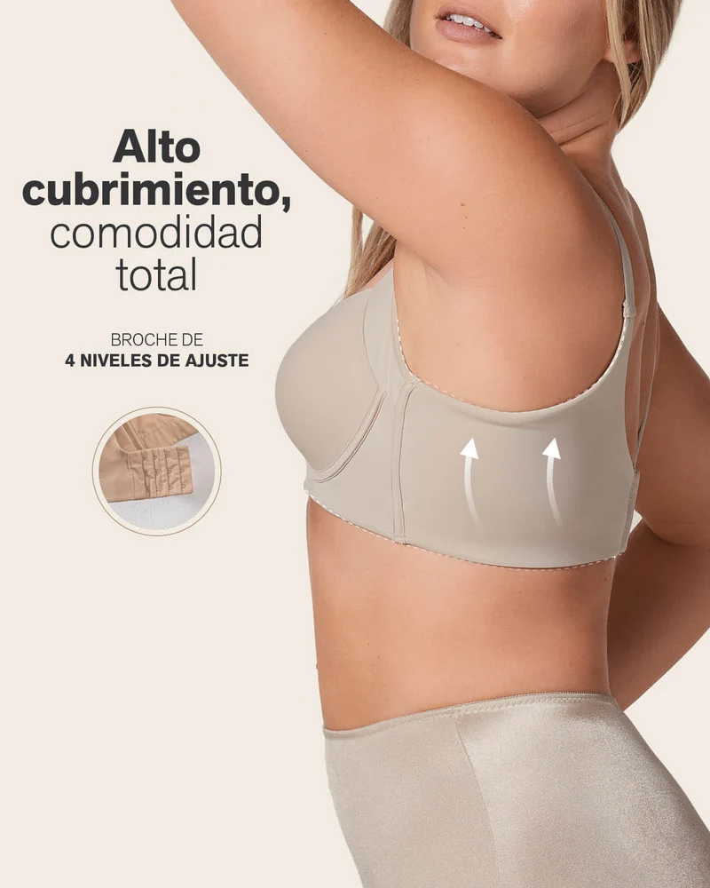Pack de 2 soutiens-gorge push-up souples avec une bonne couverture au niveau des emmanchures et du dos