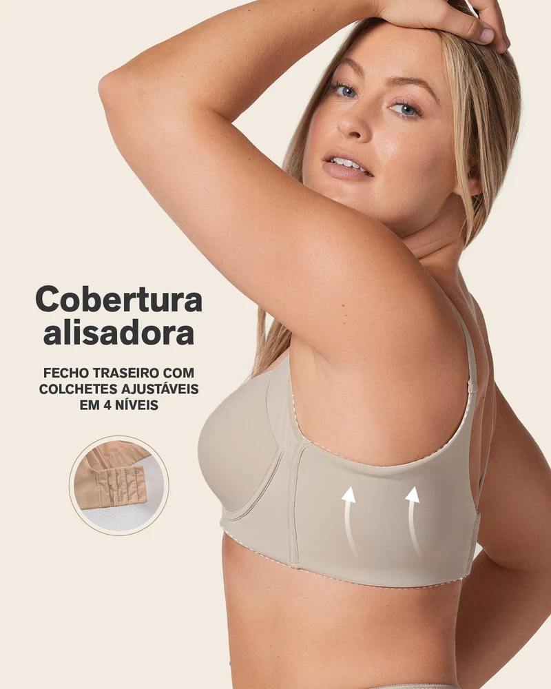 Pack de 2 soutiens-gorge push-up souples avec une bonne couverture au niveau des emmanchures et du dos