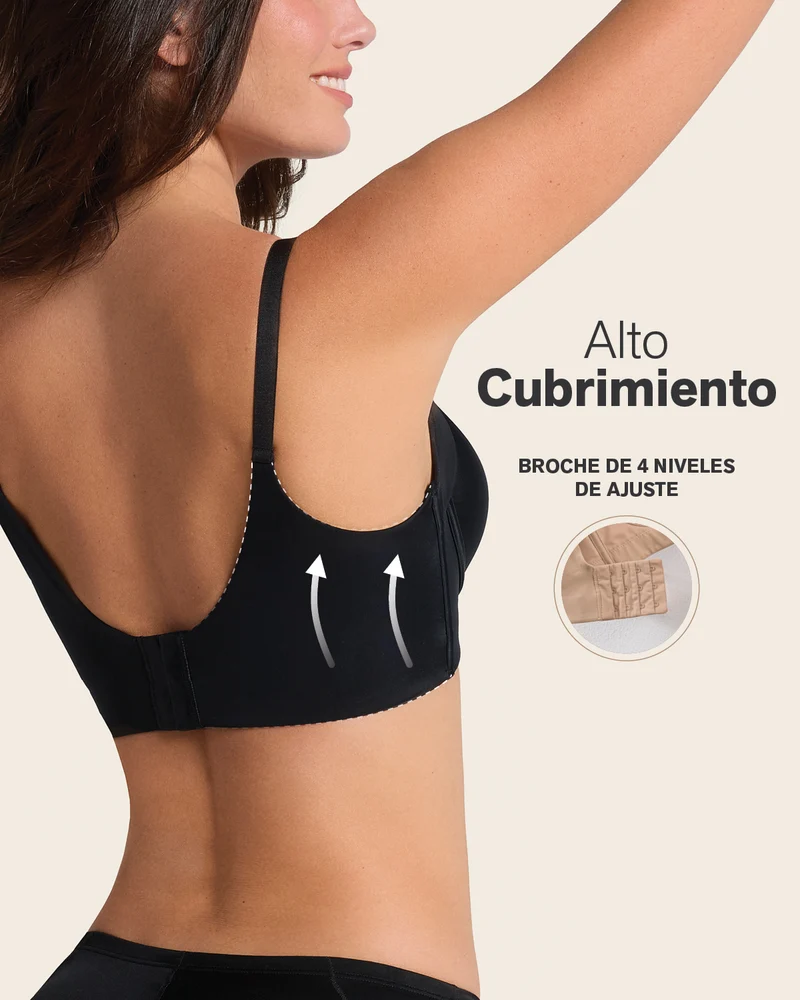 Pack de 2 soutiens-gorge push-up souples avec une bonne couverture au niveau des emmanchures et du dos