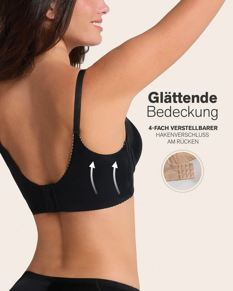 Pack de 2 soutiens-gorge push-up souples avec une bonne couverture au niveau des emmanchures et du dos