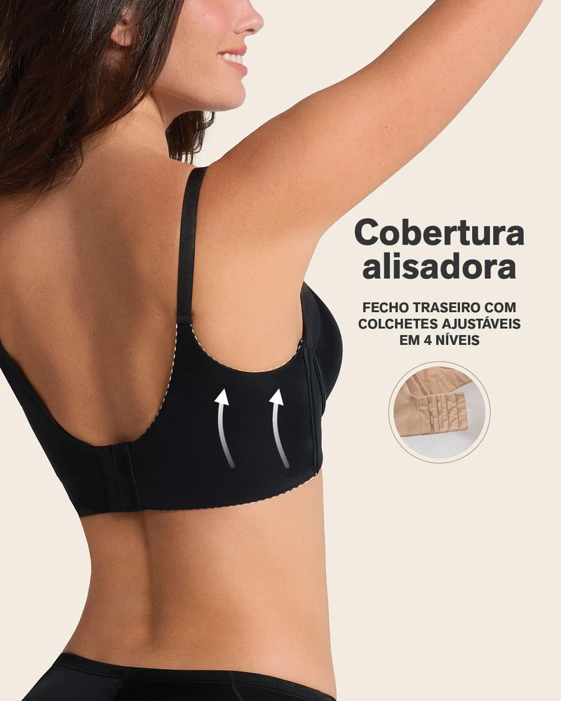 Pack de 2 soutiens-gorge push-up souples avec une bonne couverture au niveau des emmanchures et du dos