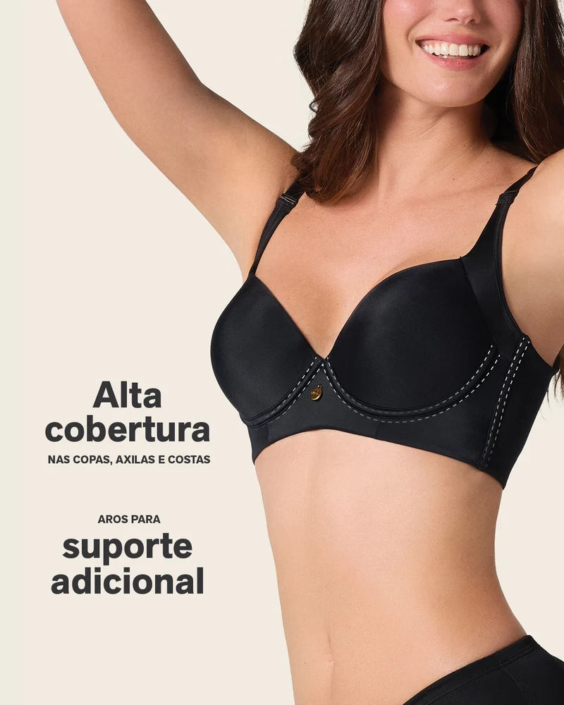 Pack de 2 soutiens-gorge push-up souples avec une bonne couverture au niveau des emmanchures et du dos