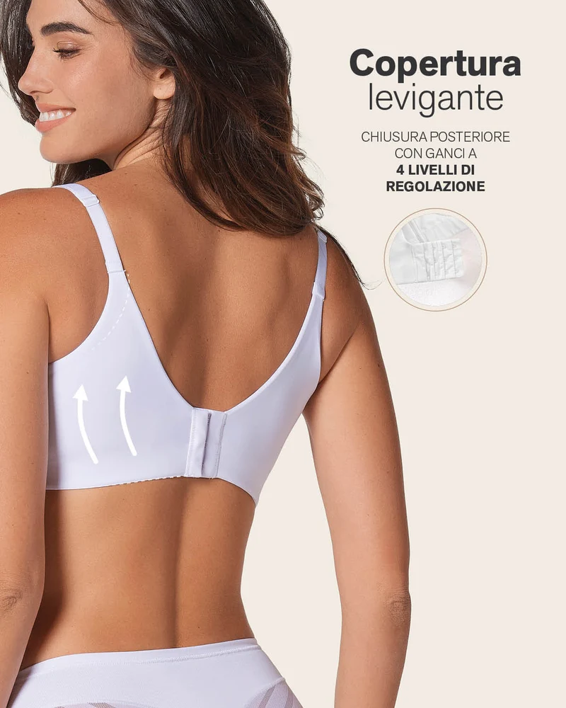 Pack de 2 soutiens-gorge push-up souples avec une bonne couverture au niveau des emmanchures et du dos