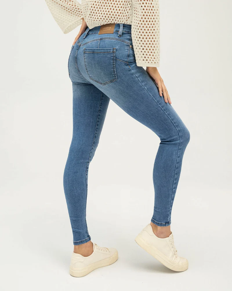 Jean skinny effet push-up