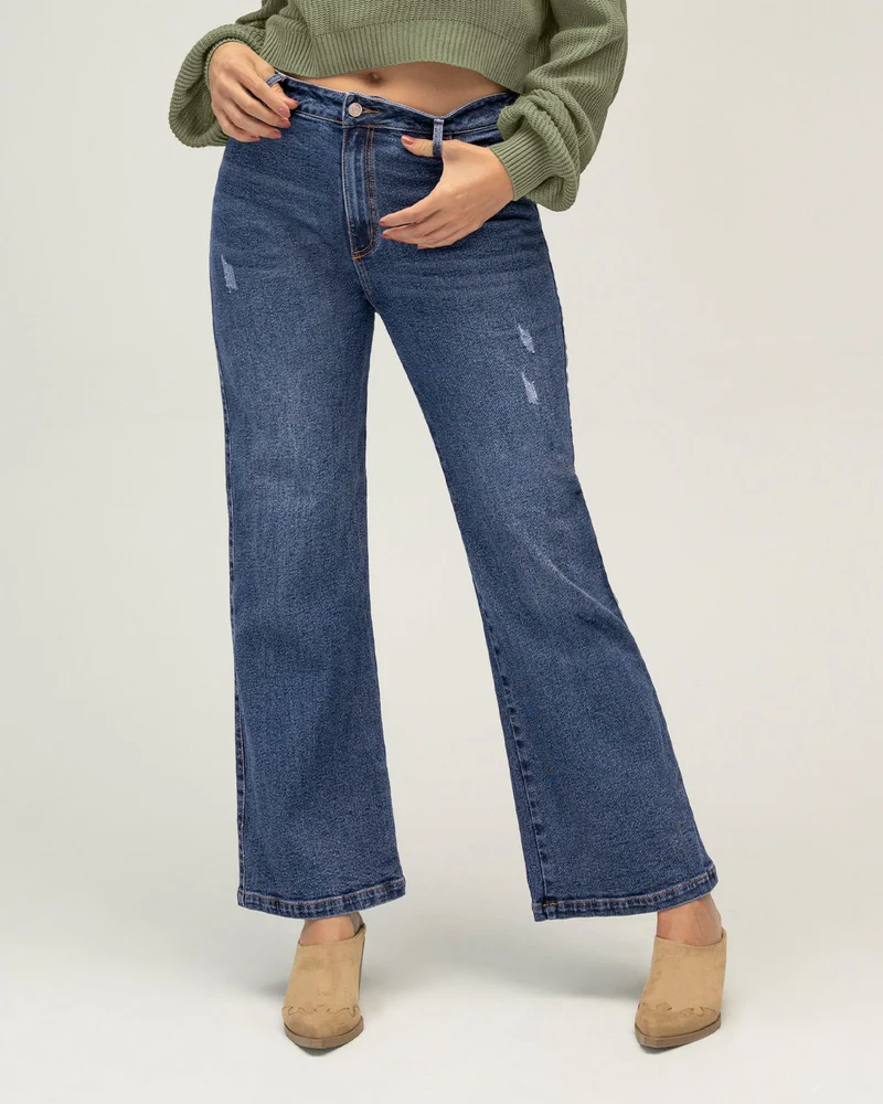 Jean coupe évasée pour femmes