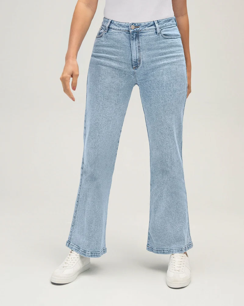 Jean coupe évasée pour femmes