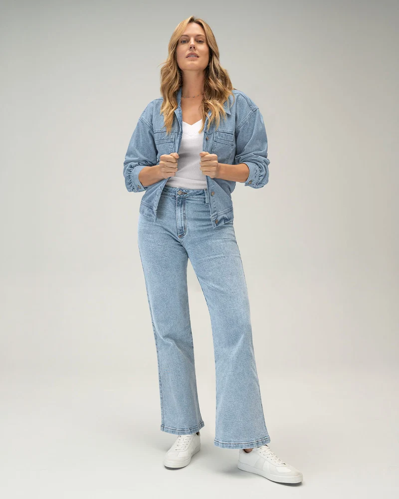 Jean coupe évasée pour femmes