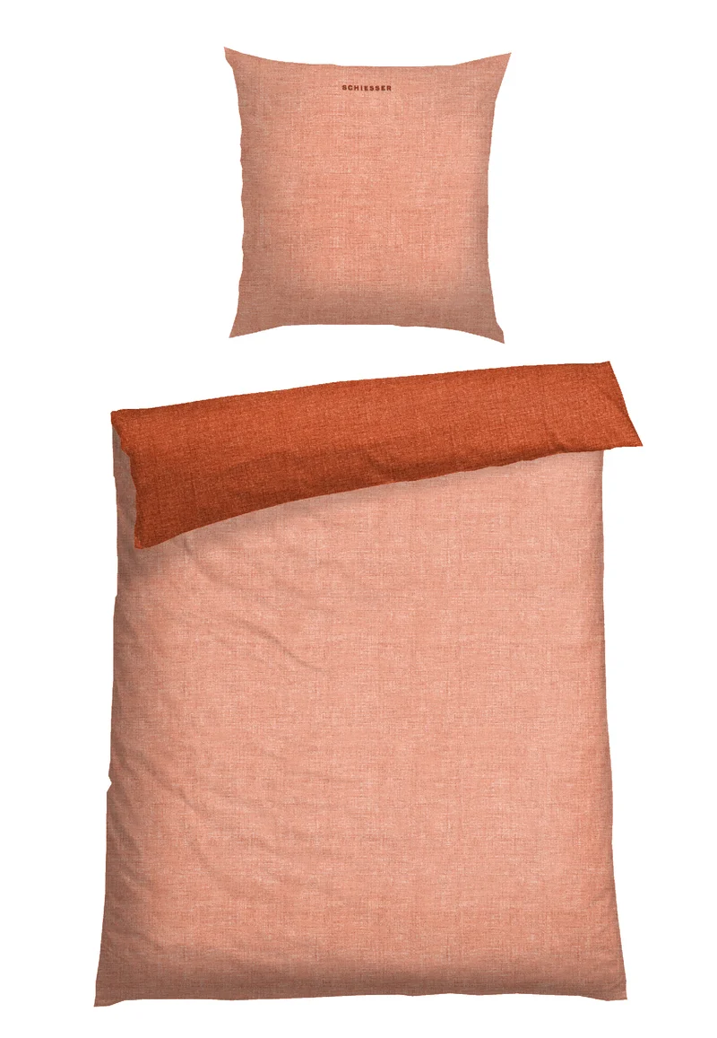 Bettwäscheset 2-teilig Orange - SCHIESSER Home