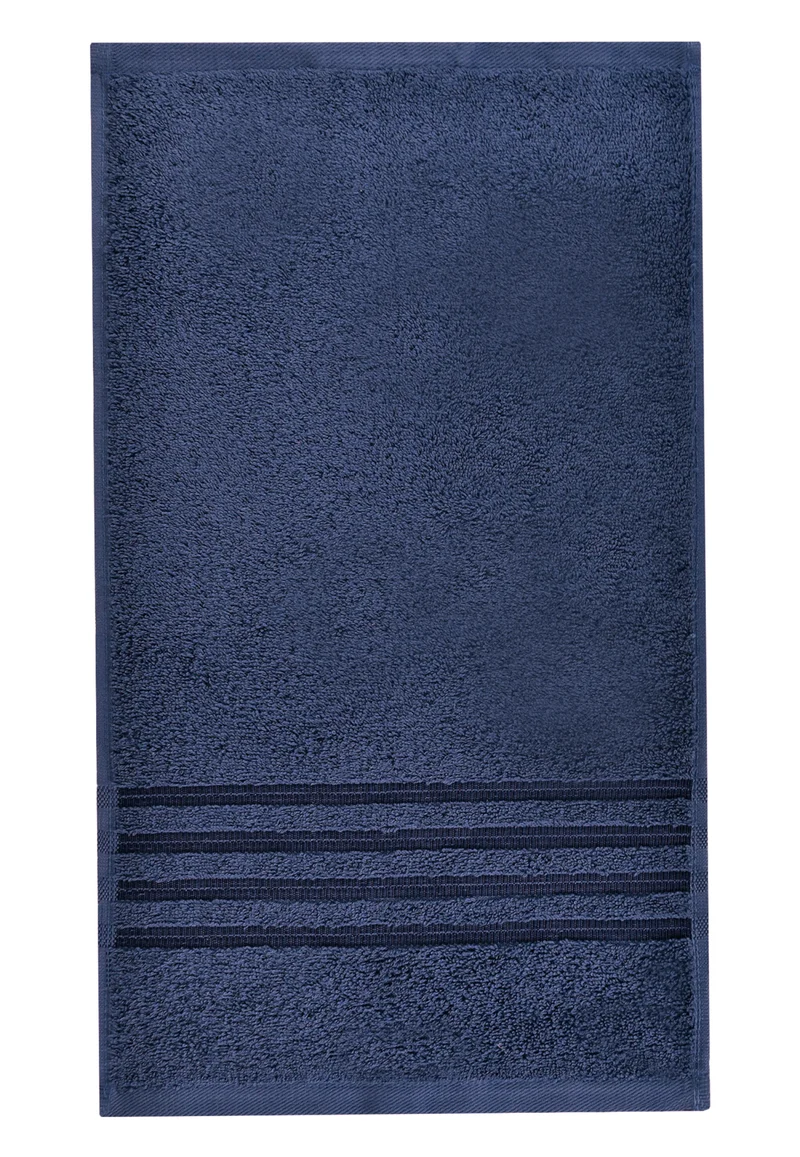 Gästetuch 30x50 cm Dunkelblau - SCHIESSER Home