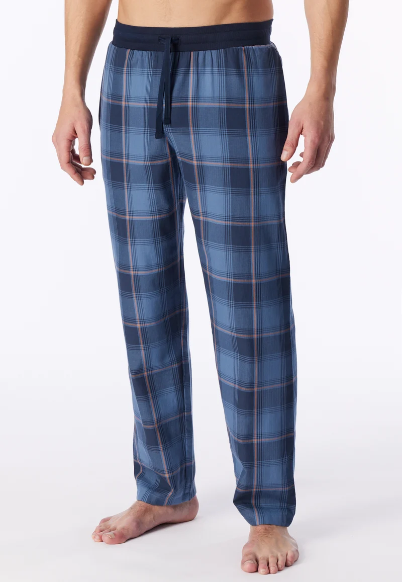 Hose Blau kariert - Mix+Relax