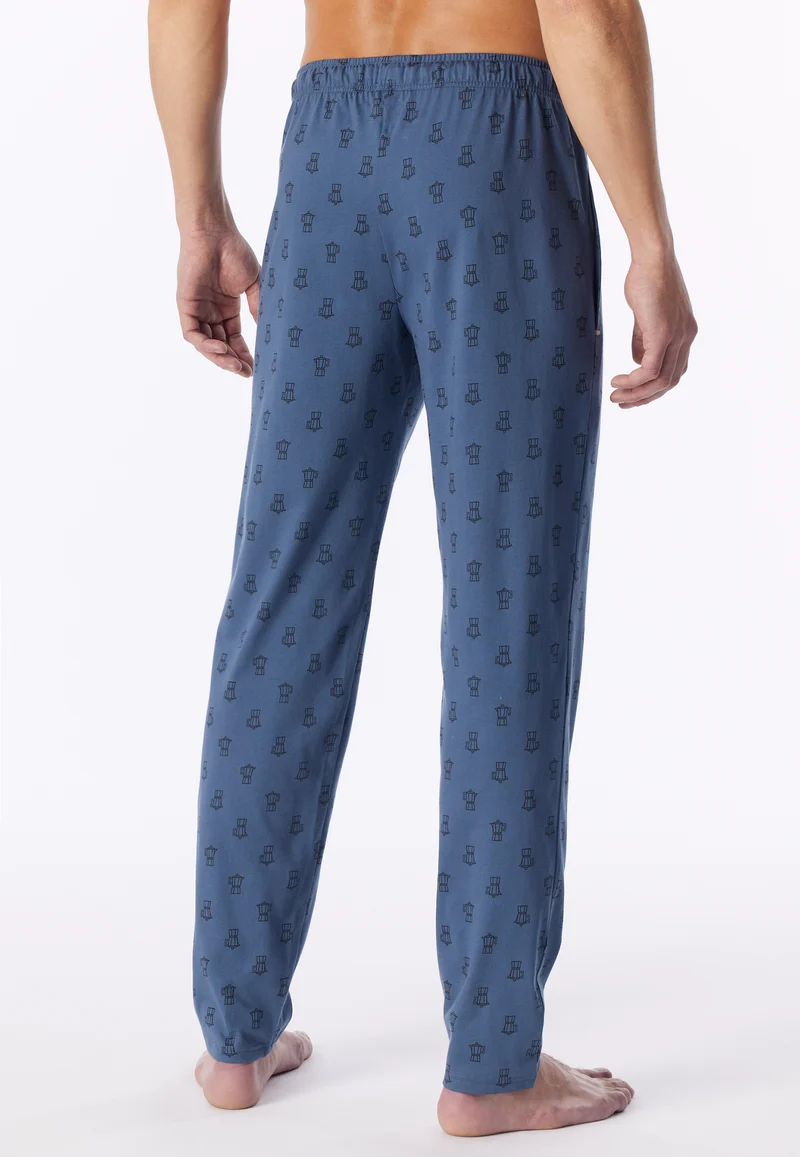 Hose Blau gemustert - Mix+Relax