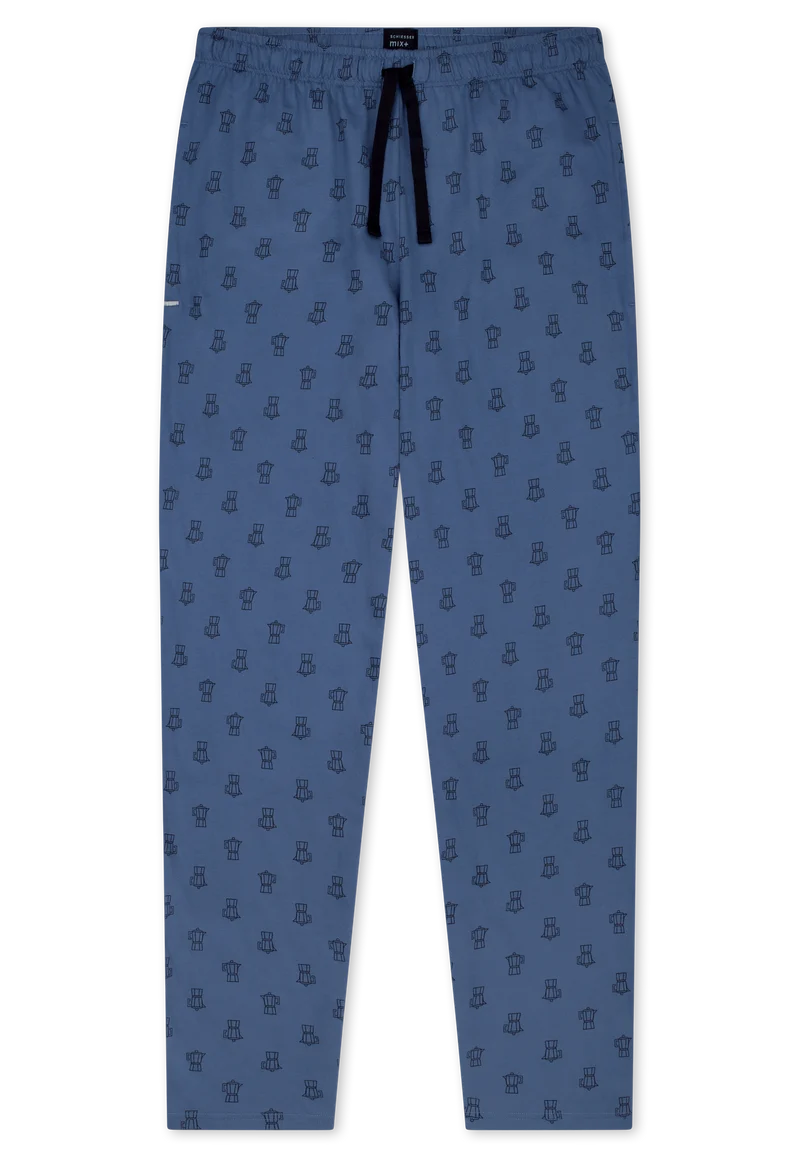 Hose Blau gemustert - Mix+Relax