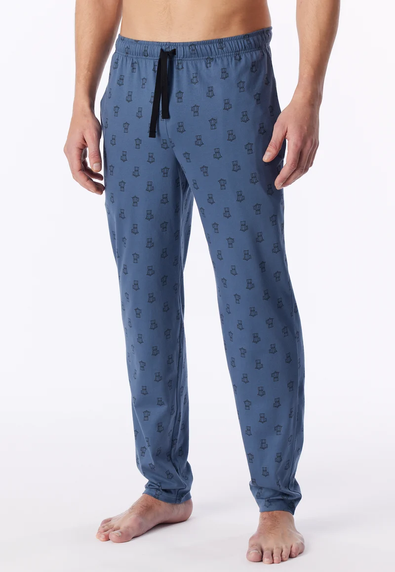 Hose Blau gemustert - Mix+Relax