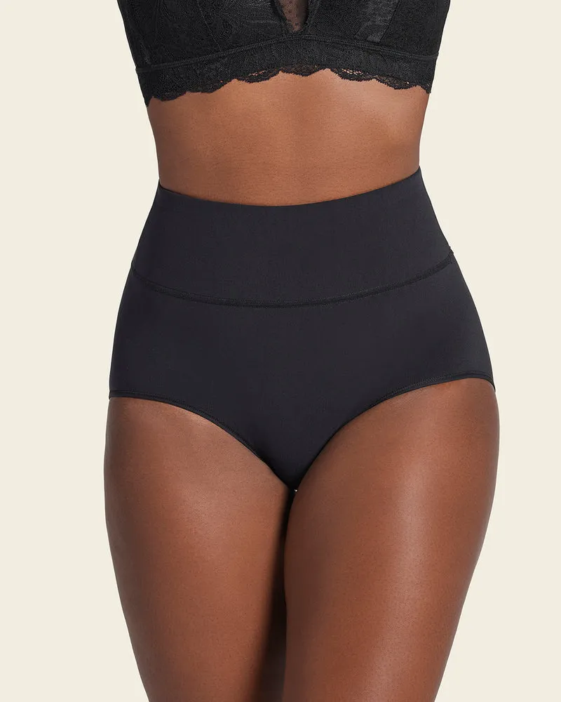 Bas amincissant doux à taille haute