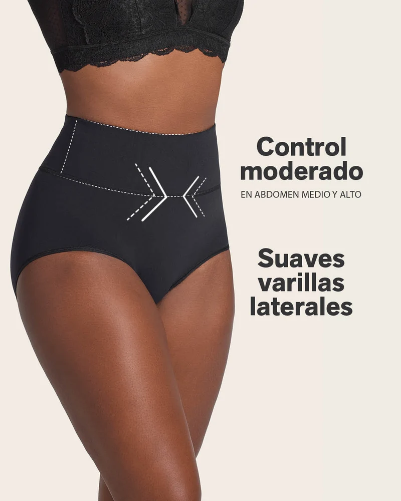 Bas amincissant doux à taille haute