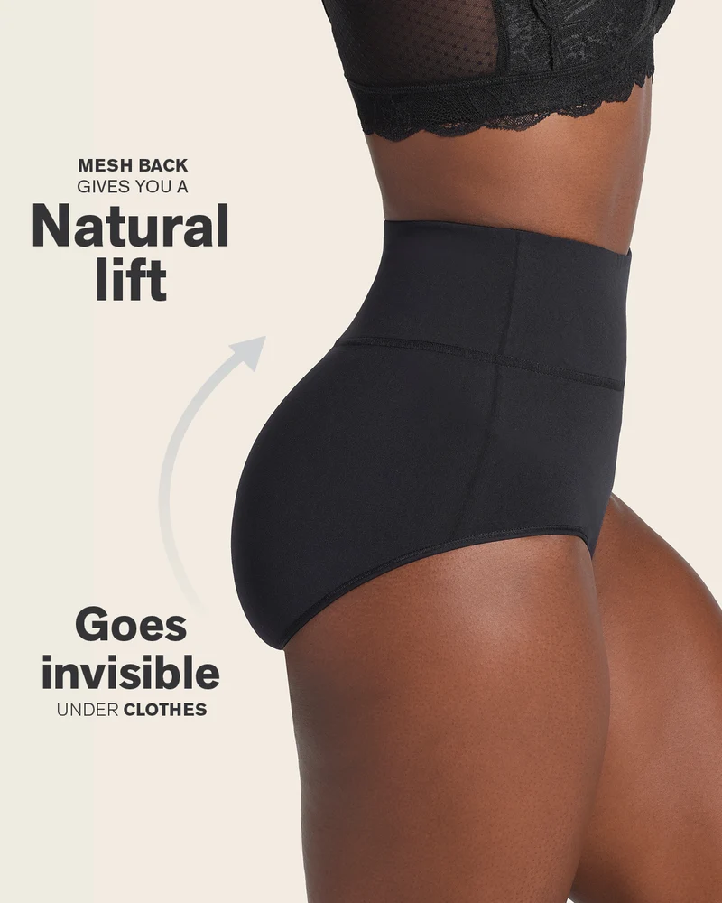 Bas amincissant doux à taille haute