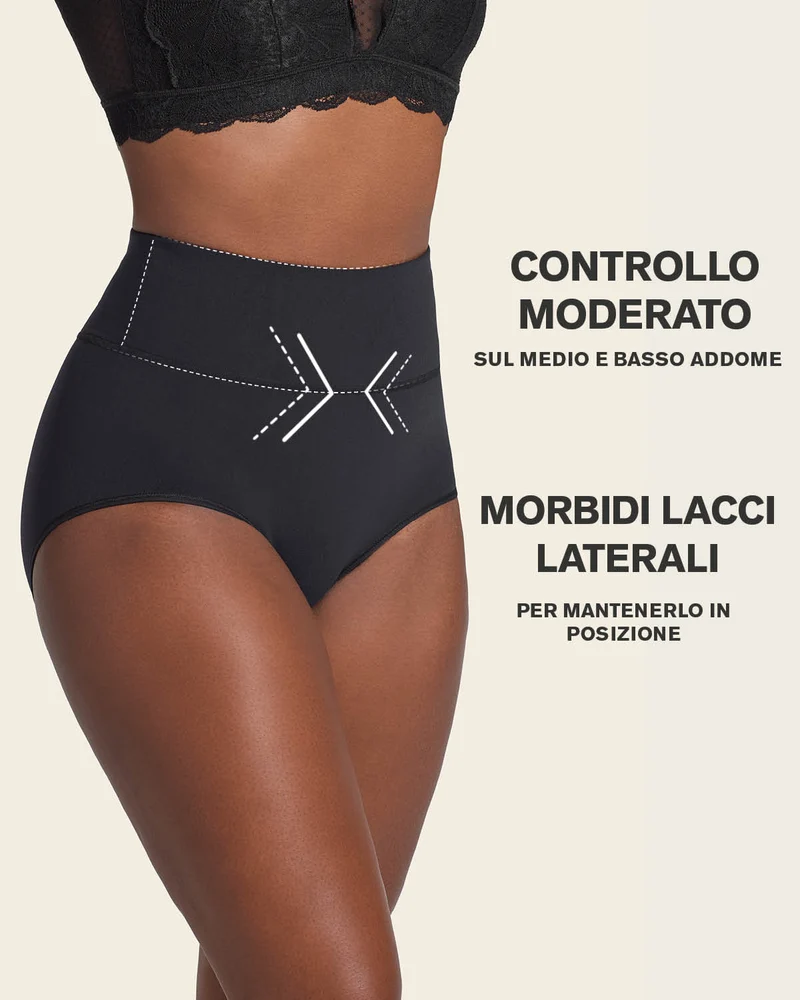 Bas amincissant doux à taille haute