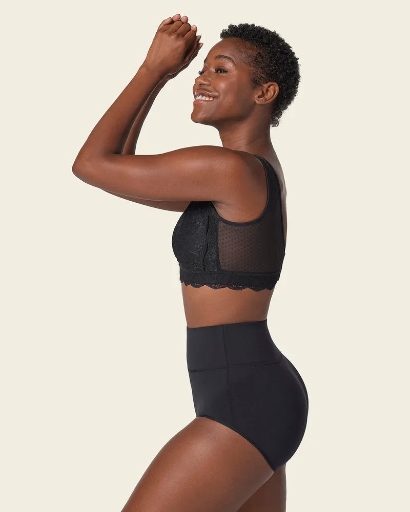 Bas amincissant doux à taille haute