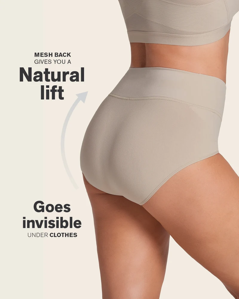 Bas amincissant doux à taille haute