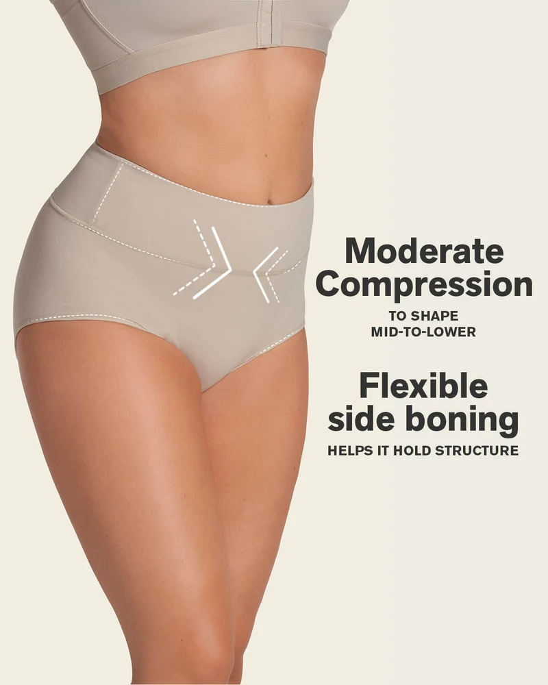 Bas amincissant doux à taille haute