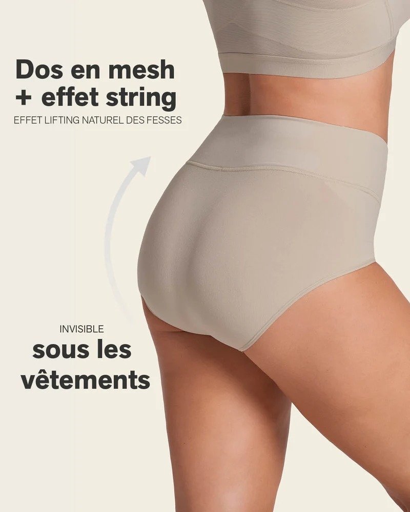 Bas amincissant doux à taille haute