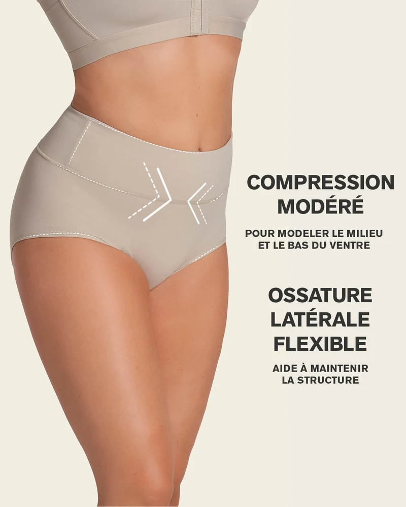 Bas amincissant doux à taille haute