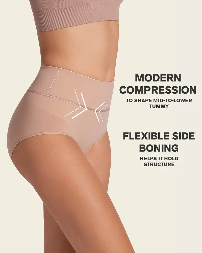 Bas amincissant doux à taille haute