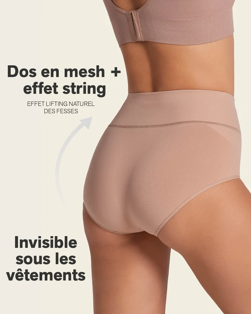 Bas amincissant doux à taille haute