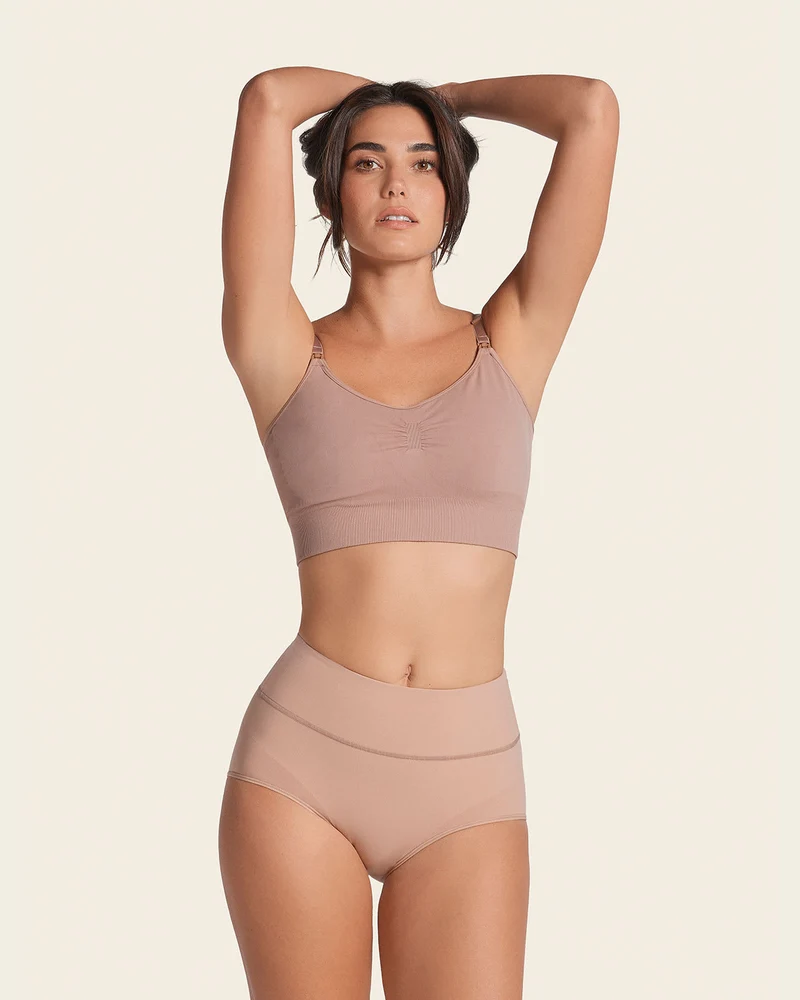 Bas amincissant doux à taille haute