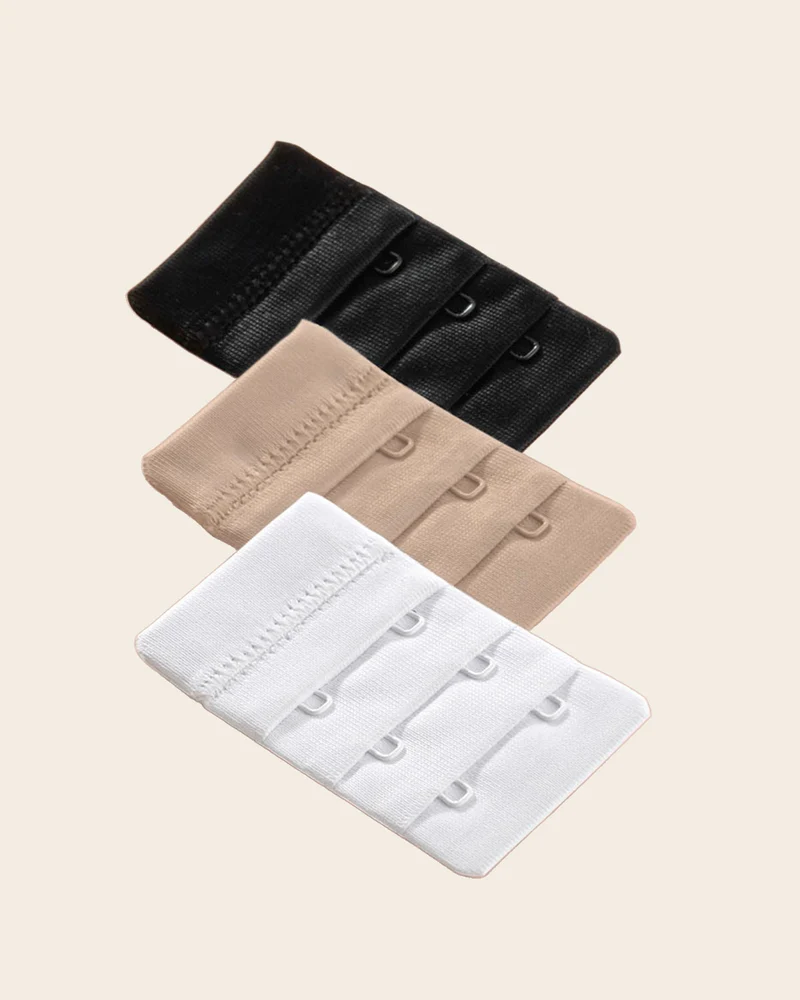 Lot de 3 clips d'extension de soutien-gorge