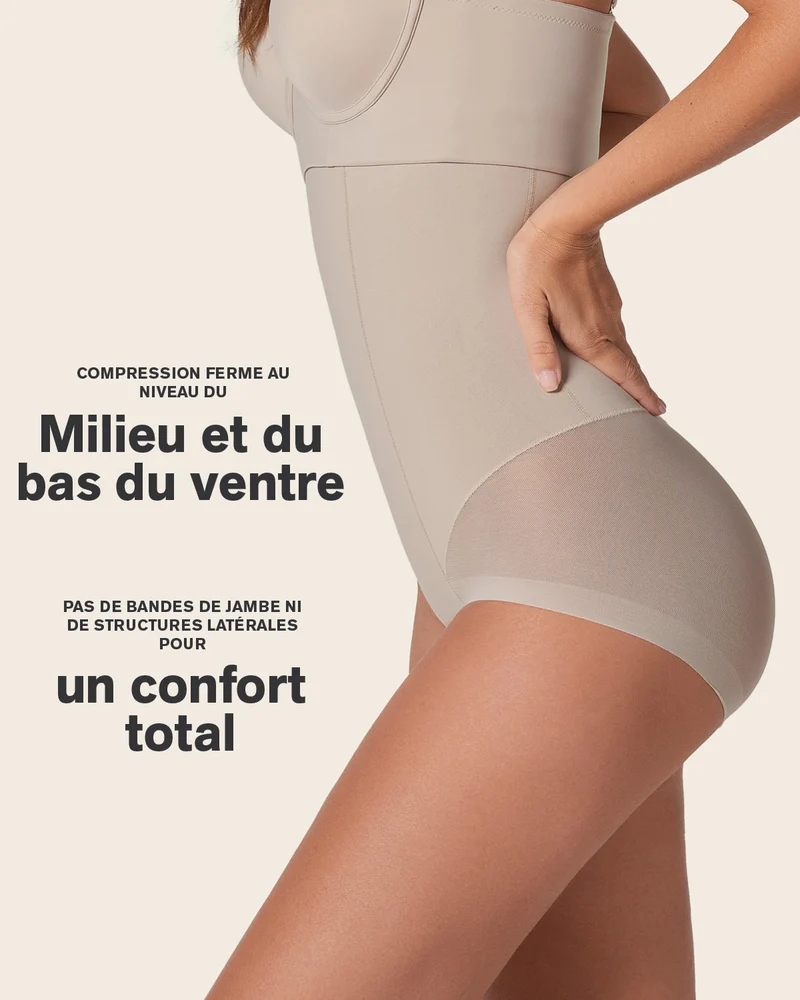 Culotte gainante invisible à taille haute