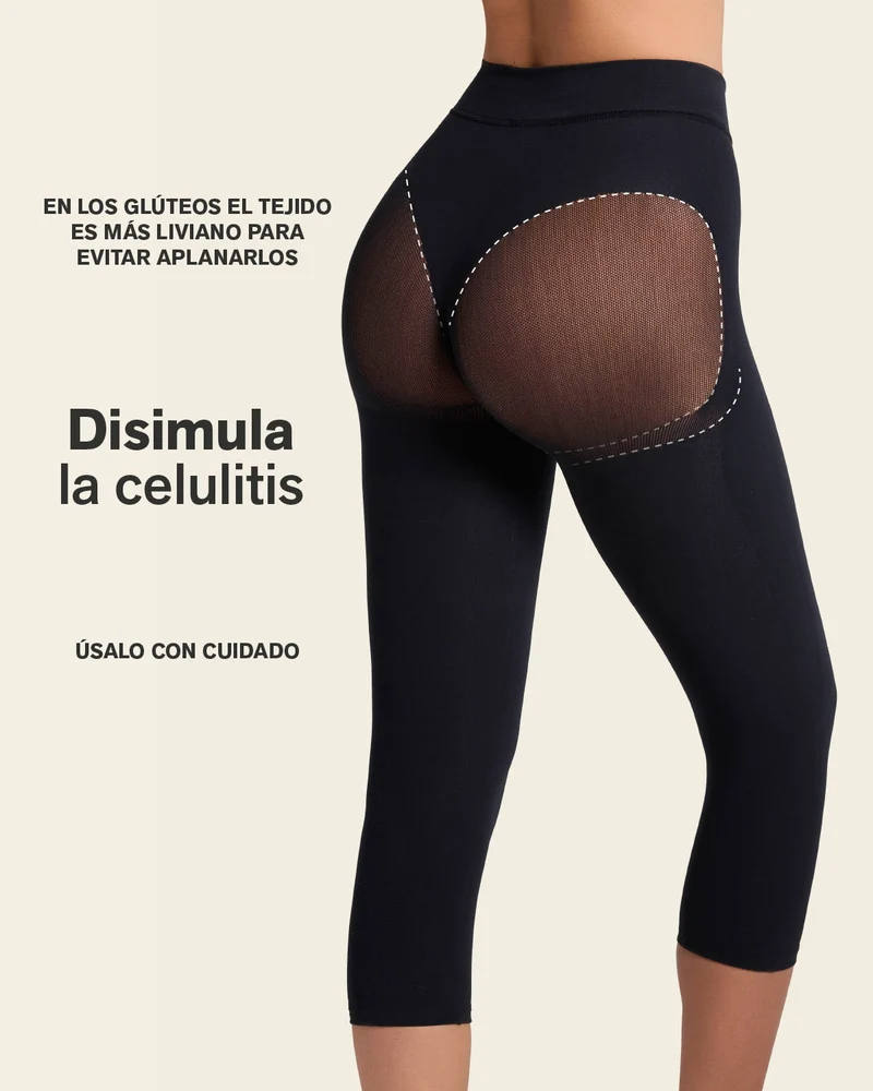 Legging gainant invisible avec push up pour les fesses