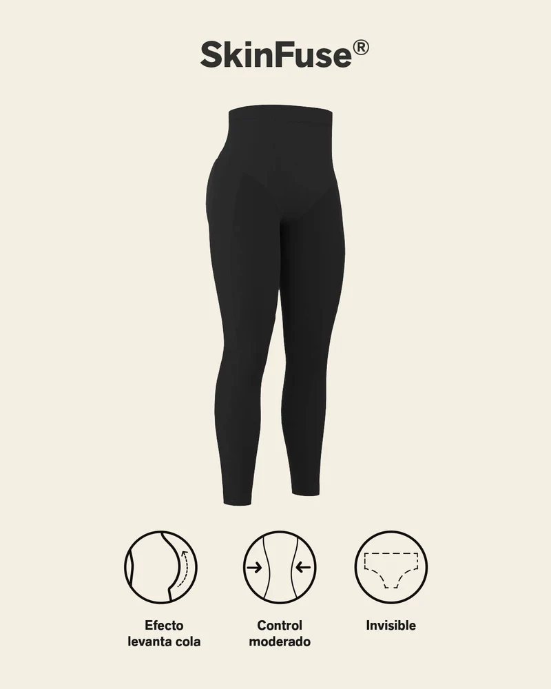 Legging gainant invisible avec push up pour les fesses