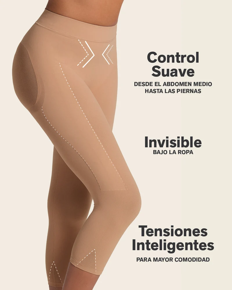 Legging gainant invisible avec push up pour les fesses